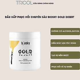 Dầu hấp dưỡng ẩm và làm mượt tóc Tricol Biosky Gold Desert Mask 1000ml