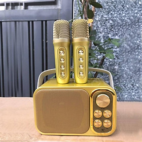 Mua Loa Bluetooth Karaoke Mini YS-105 Kèm 2 Micro Không Dây Hát Siêu Hay  Hỗ trợ Thẻ nhớ  USB  AUX Kết nối Smart Phone  PC  Laptop