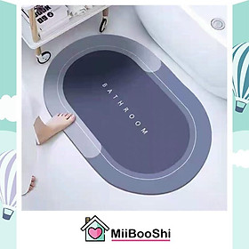 Thảm trải sàn lau chân nhà bếp phòng ngủ nhà vệ sinh siêu dày thấm nước tốt chống trơn trượt cao cấp MiibooShi S030