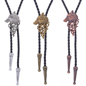 Bolo Tie Wolf American Alloy Vintage for Party Birthday Men Women