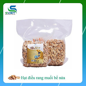 1kg Hạt điều rang muối bể nửa sạch vỏ túi hút chân không