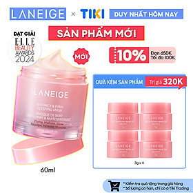 Mặt Nạ Ngủ Laneige Bouncy & Firm Sleeping Mask 60ml tăng cường collagen và làm săn chắc da