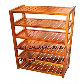 Kệ Giày Dép 6 Tầng Dài 80 cm Gỗ Cao Su , kệ để dày dép , kệ gỗ dày dép hàng xuất khẩu