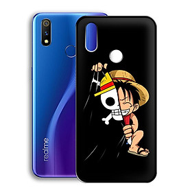 Ốp lưng mẫu đẹp cho điện thoại Realme 3 Pro - Lưng cứng viền dẻo - 02116 7848 DAOHAITAC02 - One Piece - Hàng Chính Hãng