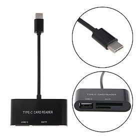 Mua Đầu đọc thẻ cổng USB 3.1 Loại C kết nối thẻ SD/TF và cổng USB 2.0 OTG