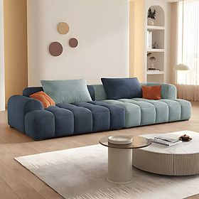 Sofa băng phong cách Hàn Quốc bọc nhung hiện đại BMSF39 Tundo Kích thước 2m x 85cm