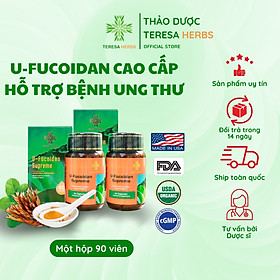 Combo 2 Hộp Fucoidan cao cấp Phòng và Hỗ trợ điều trị ung thư, Tăng hệ miễn dịch, tăng đề kháng 1 Hộp 90 viên