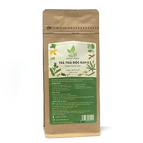 Trà Thảo Dược (Herbal Tea for Liver)- Trà giải độc gan Viet Healthy 150gr, làm từ lá bạc hà, hạt kế sữa, bồ công anh, rễ ngưu bàng, quế, nghệ, bạch đậu khấu, giúp gan thải độc, loại bỏ độc tố, giảm cholesterol trong máu