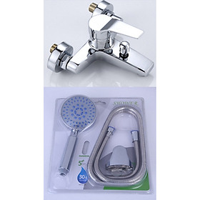 Mua Bộ sen tắm nóng lạnh: Củ sen tắm TAOGUO + Vỉ Dây sen + Bát sen 3 chế độ phun + Giá đỡ