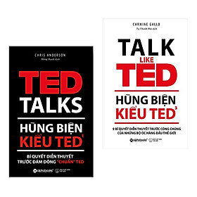 Combo Hùng Biện Kiểu TED: TED 1 - Bí Quyết Diễn Thuyết Trước Đám Đông “Chuẩn” TED + TED 3 – 9 Bí Quyết Diễn Thuyết Trước Công Chúng Của Những Bộ Óc Hàng Đầu Thế Giới (Bộ 2 cuốn/ Tặng kèm Bookmark Happy Life)