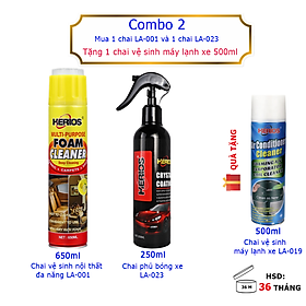 Combo 3 sản phẩm chăm sóc xe hơi Herios CB-02CC 1400ml