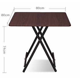 Mua Bộ bàn ghế gấp gọn  kích thước bàn 80cm x 80cm x75cm  chiều cao 78cm