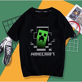 BST Áo Thun Tay Ngắn In Hình Game Minecraft Mới Dành Cho Bé Trai Bé Gái đủ size cực HOT