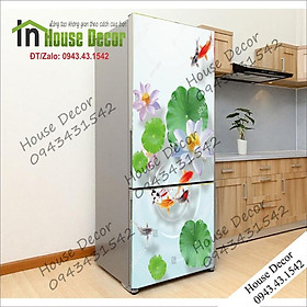 Mua Miếng dán decal tủ lạnh 3D chất liệu cao cấp chống nước - Trang trí nhà cửa - Decor nhà - HÀNG BÁN CHẠY 1953429640