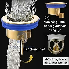 Mua Bộ 2 Nắp Đậy Cống Thoát Nước Bằng Đồng – Giải Pháp Ngăn Mùi Hôi  Côn Trùng Xâm Nhập Loại Tốt