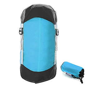 Túi ngủ nén đựng đồ siêu nhẹ 10L / 15L / 20L-Màu xanh dương-Size