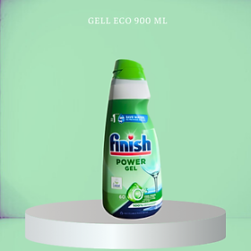 Gel rửa bát Finish Eco 0% 900ml Nhập khẩu EU dùng cho máy rửa bát, nước rửa bát finish hữu cơ 900 ml