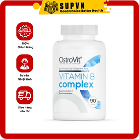 OstroVit Vitamin B Complex (90 Viên) - Thực phẩm bổ sung tổng hợp các loại Vitamin B