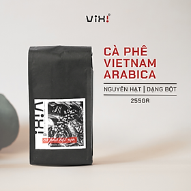 Cà phê Arabica 100% bột rang xay pha phin ViXi  nguyên chất chua dịu 255gr