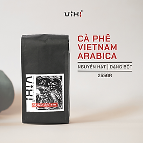 Cà phê Arabica 100% bột rang xay pha phin ViXi nguyên chất chua dịu 255gr