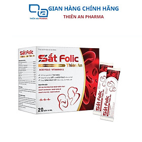 Sắt Folic Thiên An Hỗ Trợ Bổ Sung Sắt Và Acid Folic Cho Cơ Thể