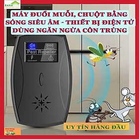 MÁY ĐUỔI MUỖI, CHUỘT BẰNG SÓNG SIÊU ÂM - THIẾT BỊ ĐIỆN TỬ DÙNG NGĂN NGỪA CÔN TRÙNG  "BAHAMAR" giải pháp thay thế thân thiện với môi trường cho các hóa chất, chất độc và bẫy có hại và nguy hiểm, không có mùi hôi