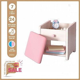 Mua Ghế ngồi kiêm hộp đựng đồ đa năng SMLIFE DS.002 - Hồng | D34cm x R40cm x C43cm