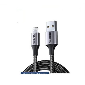 Cáp Usb ra Ligh tnings mạ nickel đầu bọc nhôm ugreen 60158 2m B - hàng chính hãng