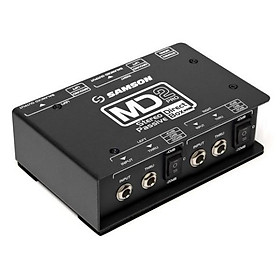 Mua Bộ chuyển đổi tín hiệu nhạc cụ DI Box - Samson MD2 Pro Stereo Passive - Hàng chính hãng