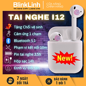 Mua Tai Nghe i12 Bluetooth Bản Apro Quốc Tế   Pin 3 Tiếng  Bass mạnh  ĐỊnh vị  đổi tên  cảm ứng vân tay