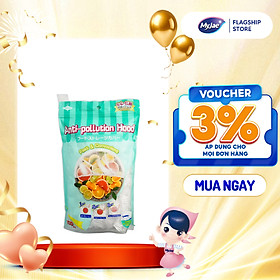 Màng Bọc Thực Phẩm PE Tái Sử Dụng Dạng Bo Chun MyJae, Màng Bọc Bảo Quản Thức Ăn (100 Cái/Gói)