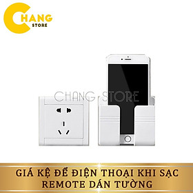 Giá Kệ Để Điện Thoại Khi Sạc, Hộp Để Remote Dán Tường Living C Đa Năng