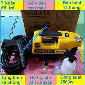 Mua rửa xe  công xuất NAKATA 2500w - Hàng mới về