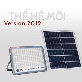 Đèn năng lượng mặt trời chống lóa vs60w dùng tấm pin mono