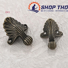 Mua Chân hộp giả cổ C011 24x30 (set 4 cái)