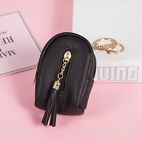 Móc khóa Túi da hình râu - Nhiều màu