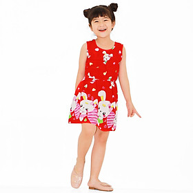 Đầm Bé Gái Tole Siêu Siêu Mát Từ 3-12 Tuổi - 1034