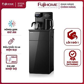 Hình ảnh Cây nước nóng lạnh bàn trà Fujihome TB110E nhập khẩu, máy nước nóng lạnh bình âm điều khiển từ xa mini,điều chỉnh nhiệt độ nước - Hàng chính hãng