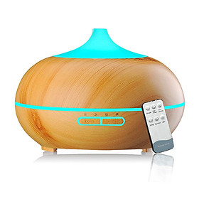 Mua Máy Xông Tinh Dầu  Máy Khuếch Tán Tinh Dầu  Bí Ngô 550ml Tặng 1 Chai Sả Chanh  10ml Nhập Khẩu Ấn Độ | Phun Sương Phòng 30m2 | Kèm Remote Điều Khiển| Đèn Led 7 Màu| Chế Độ Hẹn Giờ