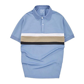 Áo thun polo nam có cổ tay ngắn vải thun cá sấu cotton xịn dày dặn mềm mịn thoáng mát SKM003