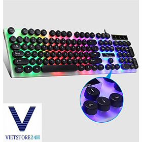 Bộ bàn phím và chuột chuyên game led 7 màu G-21 (Phím tròn) VT