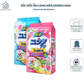 Set 3 Gói 3 Màu Thơm Hút Ẩm Long Não, Chống Ẩm Mốc, Đuổi Côn Trùng Tủ Quần Áo, Tủ Giày (Bịch 48 Túi) - HÀNG CHÍNH HÃNG MINIIN