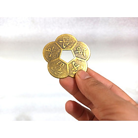 Mua Đồng xu hoa mai 5 cánh cỡ to