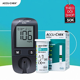 Máy Đo Đường Huyết ACCU-CHEK Active Kèm Hộp 50 Que Thử Đường Huyết ACCU-CHEK Active