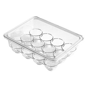 Fridge Eggs Organizers Egg Drawer Eggs Tray Bins for Fridge Countertop Shelf