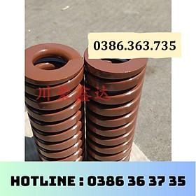 Lò xo khuôn dẹt, lò xo nén công nghiệp Nhập Khẩu Màu Nâu Swb Đường Kính Ngoài 10