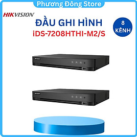 Mua Đầu ghi hình HIKVISION  Hybrid TVI-IP 8 kênh iDS-7208HTHI-M2/S(C) 4K hỗ trợ HDTVI/HDCVI/AHD/CVBS/IP.  .-Hàng chính hãng