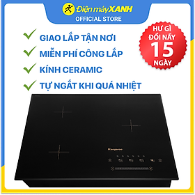 Bếp từ ba vùng nấu lắp âm Kangaroo KG836i - Hàng chính hãng