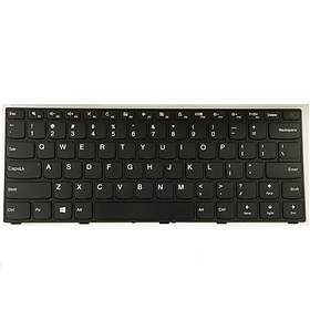 Bàn phím dành cho Laptop Lenovo Ideadpad 110-14 110-14AST 110-14IBR 110-14ISK - Cáp lệch With Frame