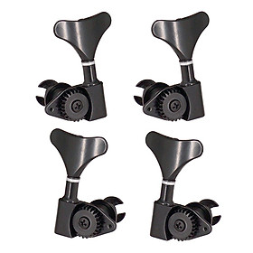 4pcs    Tail 2L2R Bass Tuners Tuning Pegs Machine Heads for Electric Bass